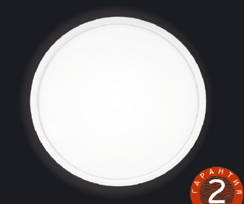 Светильник светодиодный накладной iSvet PNT-101 24Вт 3000K/4500K/6500К 220В Черный картинка 